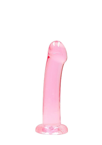 REALROCK NON REALISTIC DILDO W SUCTION CUP 6.7IN PINK - SHTREA111PNK