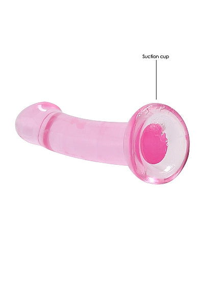 REALROCK NON REALISTIC DILDO W SUCTION CUP 6.7IN PINK - SHTREA111PNK