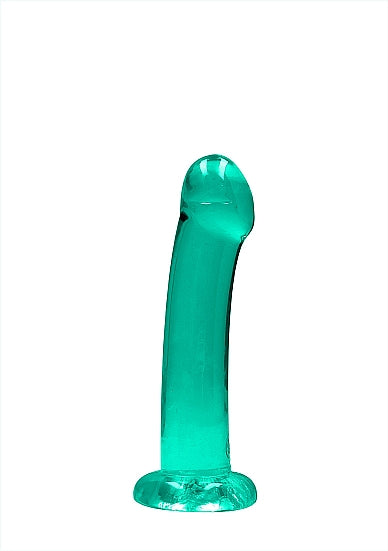 REALROCK NON REALISTIC DILDO W SUCTION CUP 6.7IN TURQUOISE - SHTREA111TUR