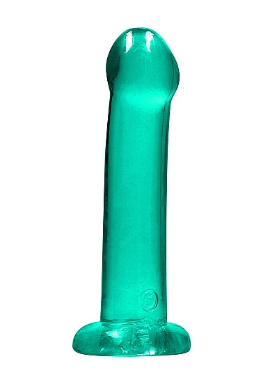 REALROCK NON REALISTIC DILDO W SUCTION CUP 6.7IN TURQUOISE - SHTREA111TUR