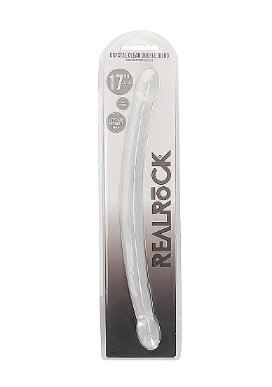 REALROCK NON REALISTIC DOUBLE DONG 17IN TRANSPARENT - SHTREA112TRA