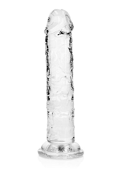REALROCK STRAIGHT REALISTIC 6 IN DILDO TRANSPARENT - SHTREA150TRA
