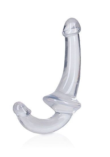 REALROCK STRAPLESS STRAP ON 6IN TRANSPARENT - SHTREA157TRA