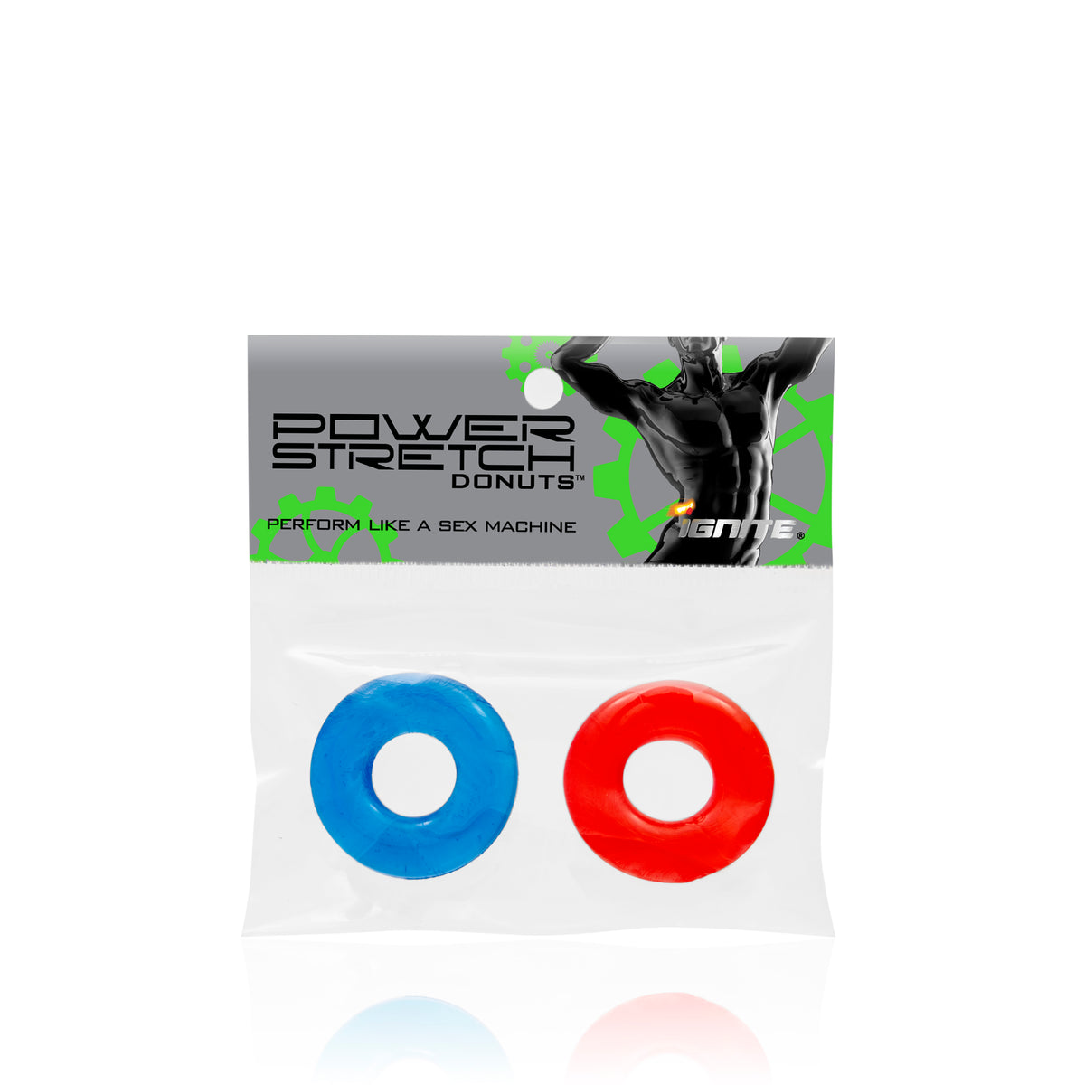 POWER STRETCH DONUTS 2PK RED/BLUE - SIN95108