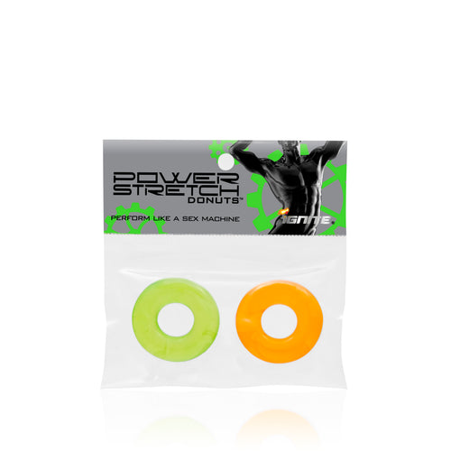POWER STRETCH DONUTS 2PK ORANGE/GREEN - SIN95107