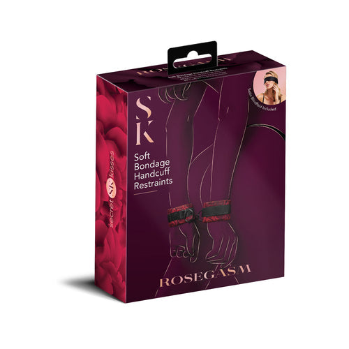 ROSEGASM CUFFS W/ SATIN BLINDFOLD - XGSK1035