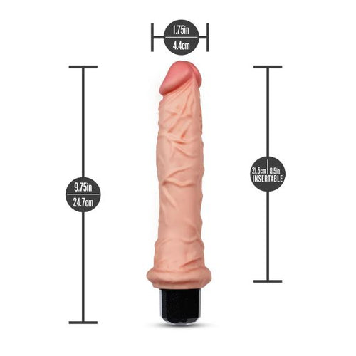 DR. SKIN DR. WEBBER REALISTIC VIBRATING 9.75IN BEIGE - BN22353
