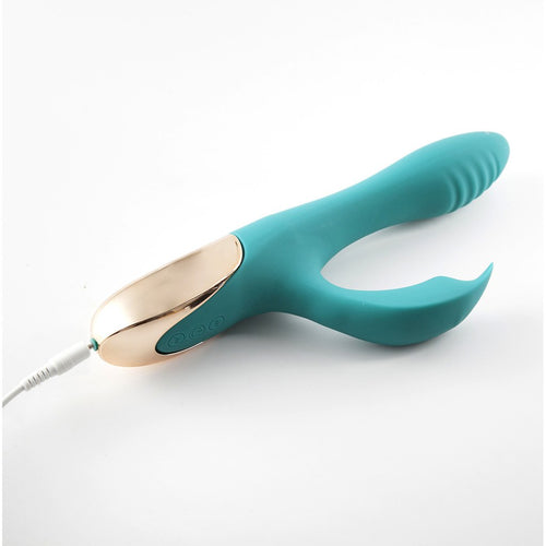 SKYLER SILICONE BENDABLE TEAL RABBIT - MTJM18104