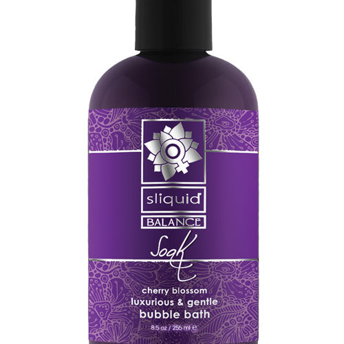 SLIQUID SOAK BUBBLE BATH CHERRY BLOSSOM 8.5 OZ - SL056