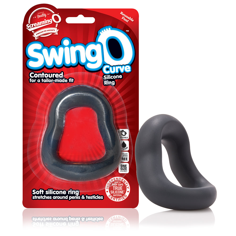 SCREAMING O SWING O CURVED GREY C-RING - SCRSL2G101