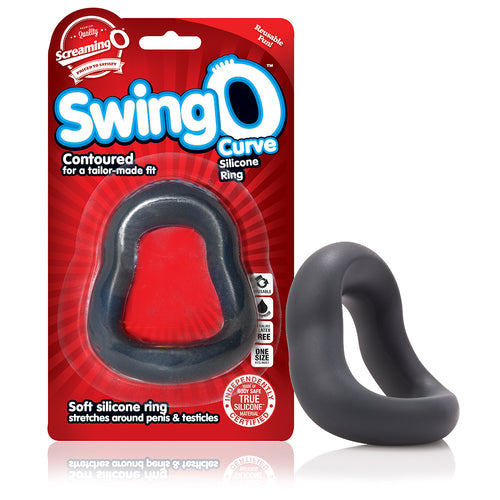 SCREAMING O SWING O CURVED GREY C-RING - SCRSL2G101