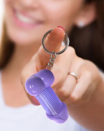 SUPER FUN KEY CHAIN PENIS SLINKY