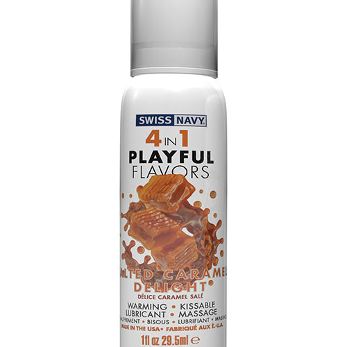 SWISS NAVY 4 IN 1 SALTED CARAMEL 1 OZ - SN4N1FSCD1