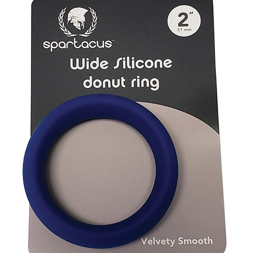 WIDE SILICONE DONUT RING BLUE 2 " - SPBSPR136
