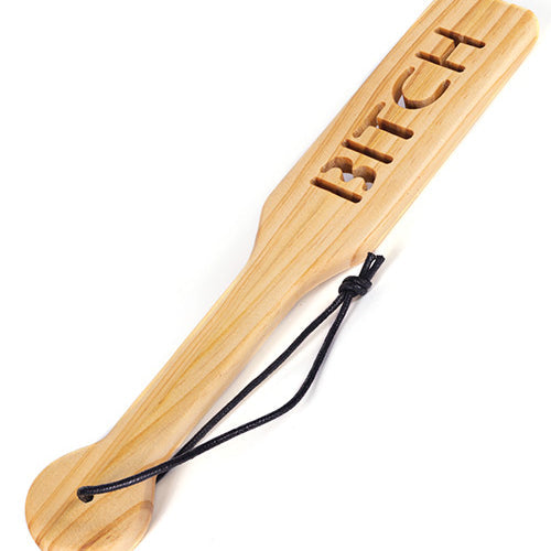 WOOD PADDLE 31CM BITCH - SPBW08