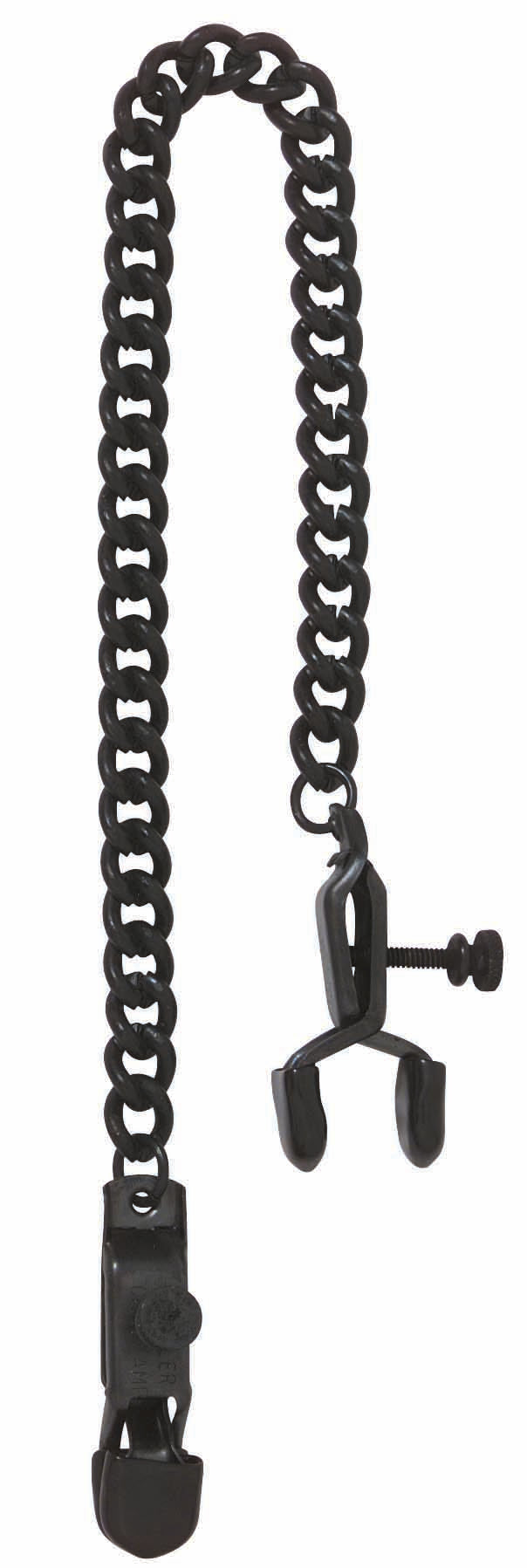 OPEN WIDE BLACKLINE CLAMP W/ LINK CHAIN - SPF07