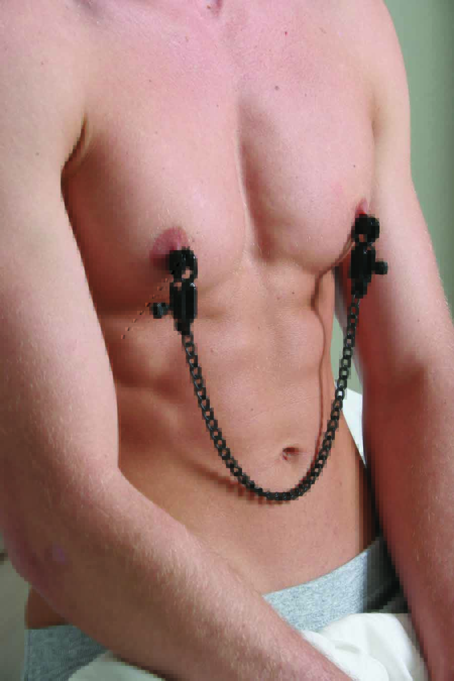 OPEN WIDE BLACKLINE CLAMP W/ LINK CHAIN - SPF07