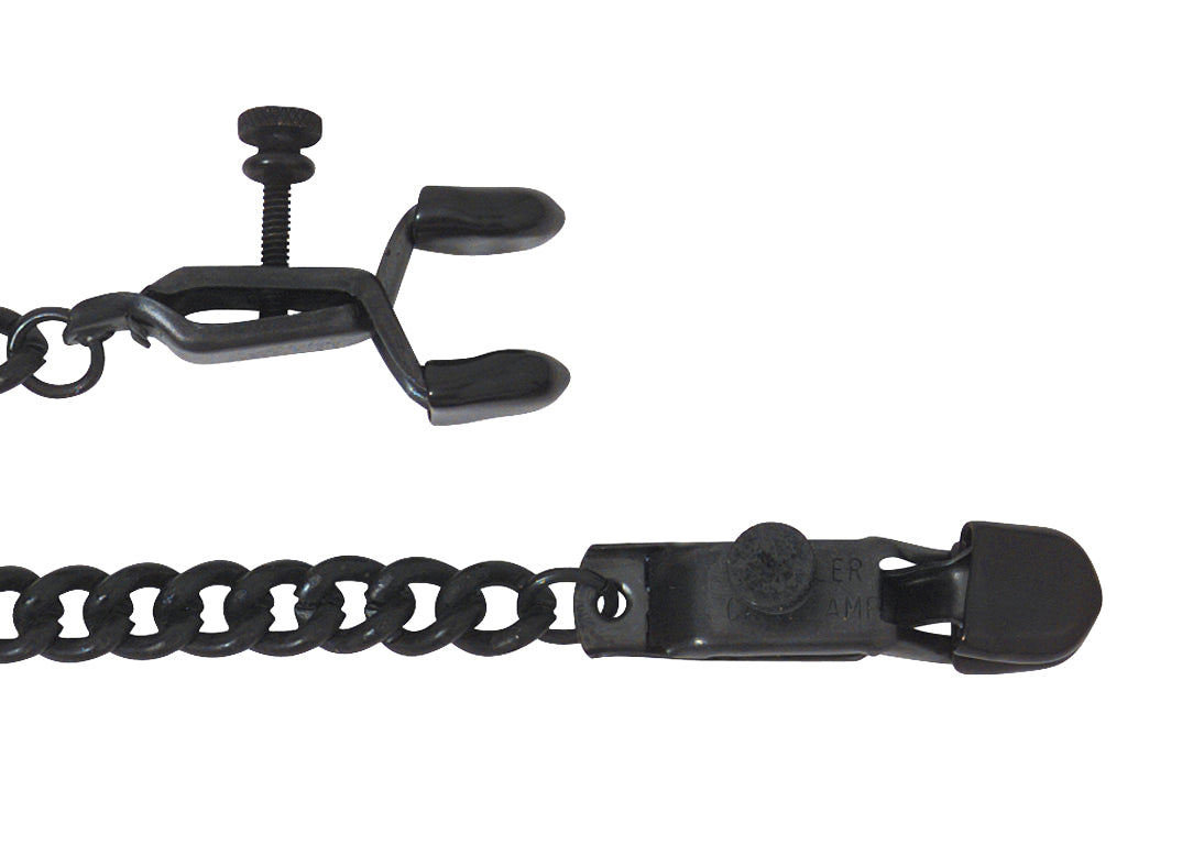 OPEN WIDE BLACKLINE CLAMP W/ LINK CHAIN - SPF07