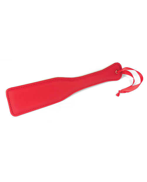 PLUSH LINED RED PU PADDLE - SPU508RD