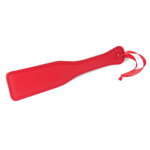 PLUSH LINED RED PU PADDLE - SPU508RD