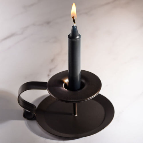 LACIRE BLACK DRIP PILLAR CANDLES - SS05206
