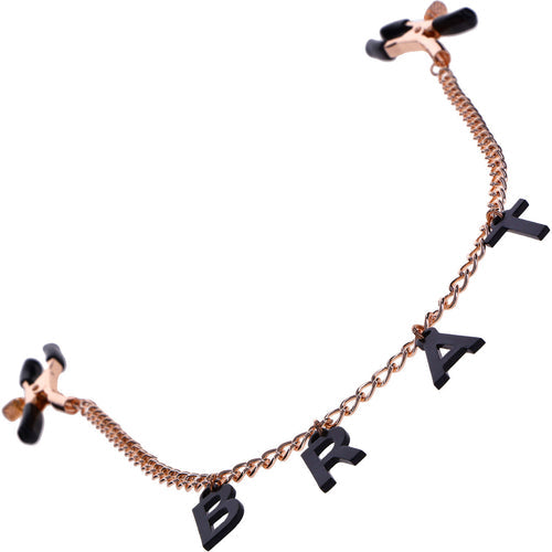 SEX & MISCHIEF BRAT CHARMED NIPPLE CLAMPS - SS09847