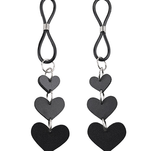 SEX & MISCHIEF HEART NIPPLE CLAMPS - SS09857