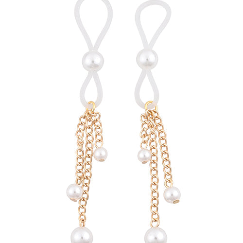 SEX & MISCHIEF PEARL NIPPLE TIES - SS09858