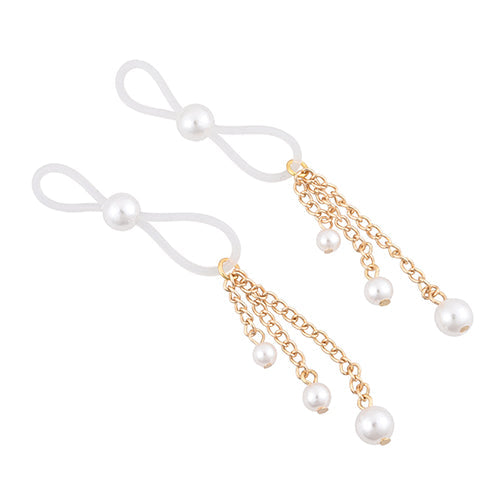 SEX & MISCHIEF PEARL NIPPLE TIES - SS09858