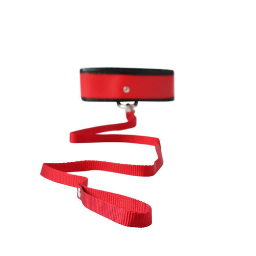 SEX & MISCHIEF RED LEASH & COLLAR - SS10049