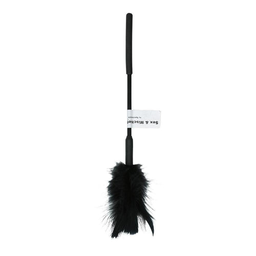 SEX & MISCHIEF FEATHER TICKLER 7IN BLACK - SS10070