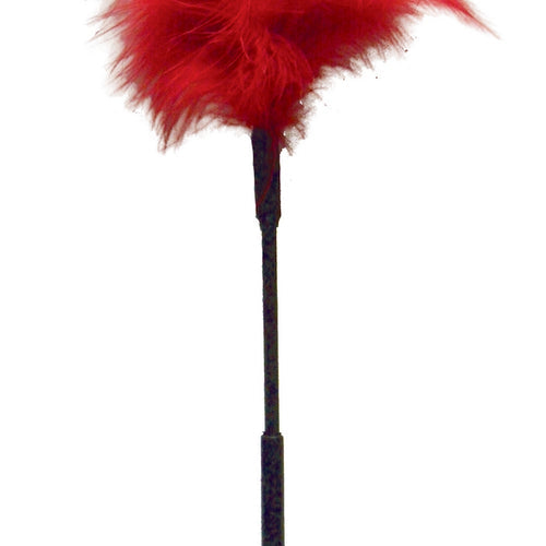 SEX & MISCHIEF FEATHER TICKLER 7IN RED - SS10072