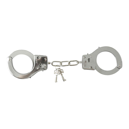 SEX & MISCHIEF METAL HANDCUFFS NICKEL FREE - SS10078