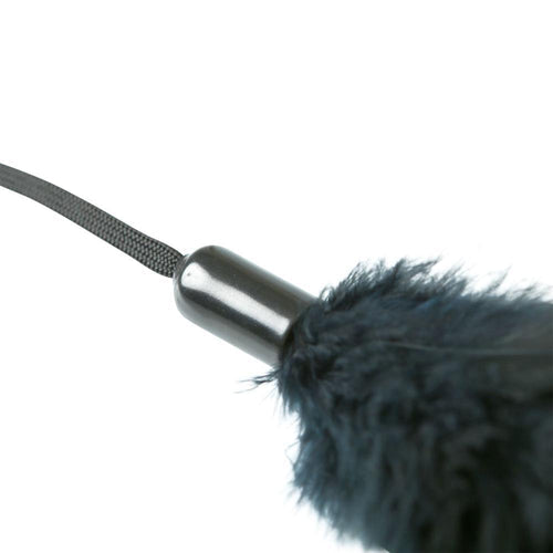 PREMIUM PLEASURE FEATHER BLACK BODY TICKLER - SS26101