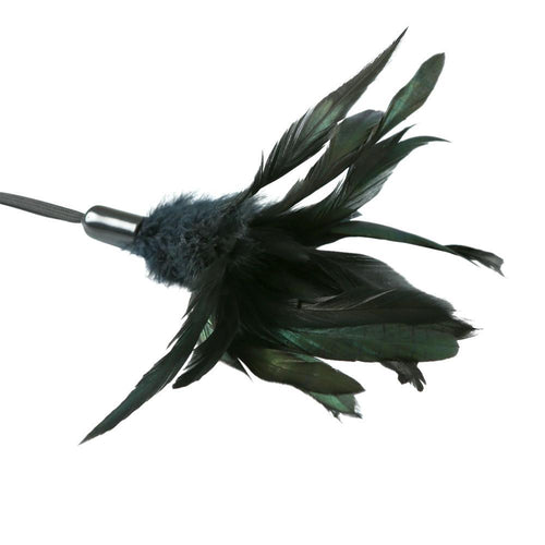 PREMIUM PLEASURE FEATHER BLACK BODY TICKLER - SS26101