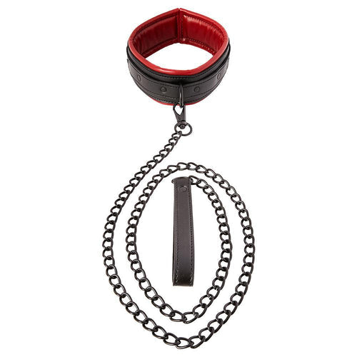 SPORTSHEETS SAFFRON COLLAR & LEASH - SS48005