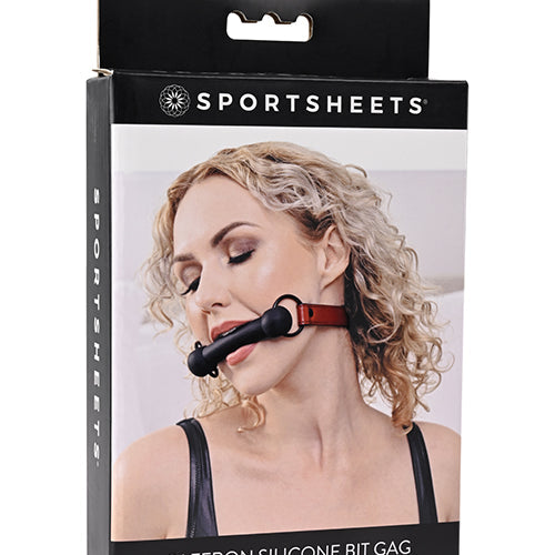 SAFFRON SILICONE BIT GAG - SS48021
