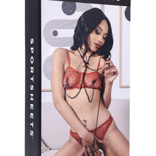 SAFFRON NIPPLE TO CLIT SET - SS48040