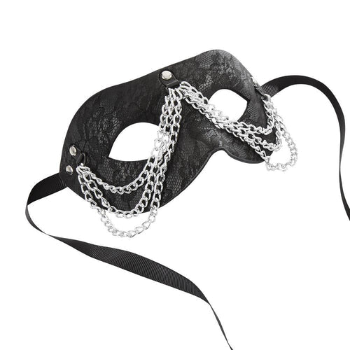 SINCERELY CHAINED LACE MASK - SS52006