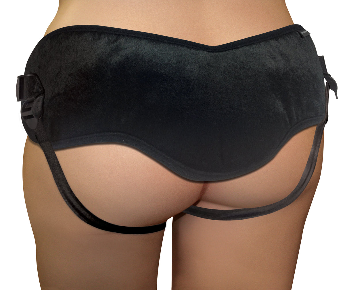 SS PLUS SIZE BEGINNERS BLACK STRAP-ON - SS62050