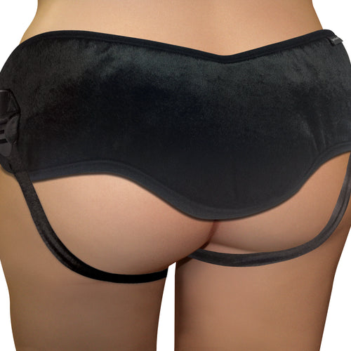 SS PLUS SIZE BEGINNERS BLACK STRAP-ON - SS62050