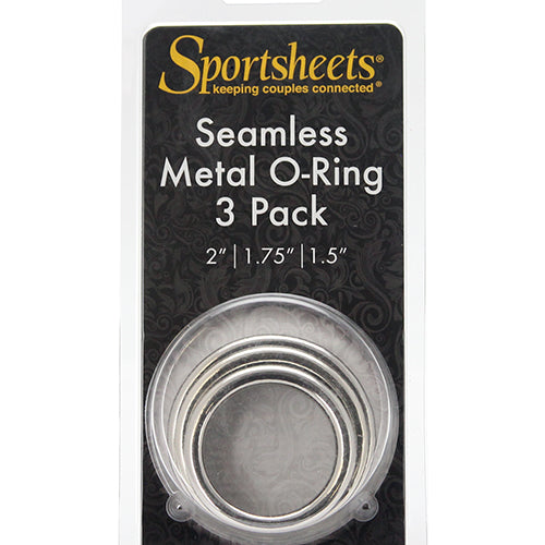 SEAMLESS METAL O RING 3 PACK 1.5/ 1.75" / 2" " - SS69403