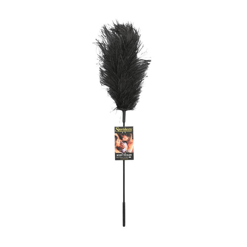 OSTRICH FEATHER BLACK - SS70001