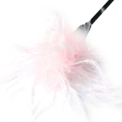 SEX & MISCHIEF WHIPPER TICKLER PINK & WHITE - SS76025