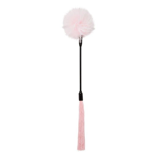 SEX & MISCHIEF WHIPPER TICKLER PINK & WHITE - SS76025