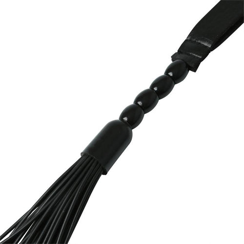 SEX & MISCHIEF BEADED FLOGGER NOIR - SS92124