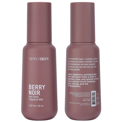 SIMPLY SEXY PHEROMONE HAIR AND BODY MIST BERRY NOIR 3.35OZ