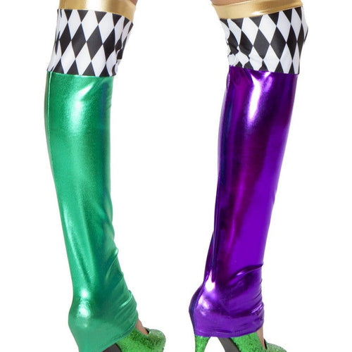 ST4723 - Green/Purple Jester Leggings