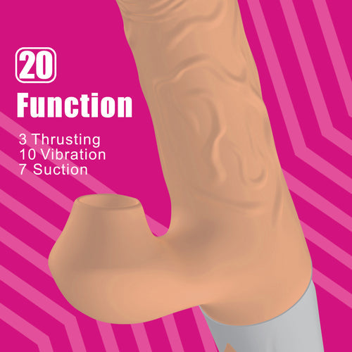 DIDO REALISTIC THRUSTING & PULSATING DILDO - SW1040