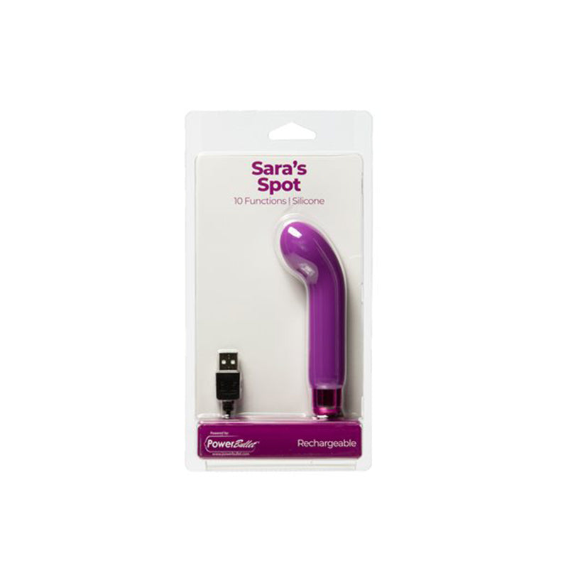 Sara's Spot Rechargeable Bullet With Removable G-Spot Sleeve-Pinkfoxxx